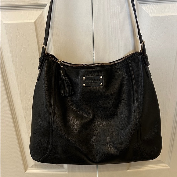 kate spade Handbags - Kate Spade Black Leather Shoulder Bag